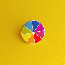 Load image into Gallery viewer, Enamel Pin Color Wheel
